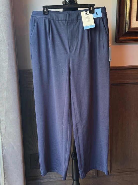Pants - Members Mark dark blue wide leg trousers large nwt